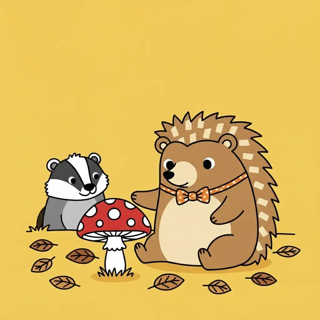Oskar der Igel und der geheimnisvolle Pilz